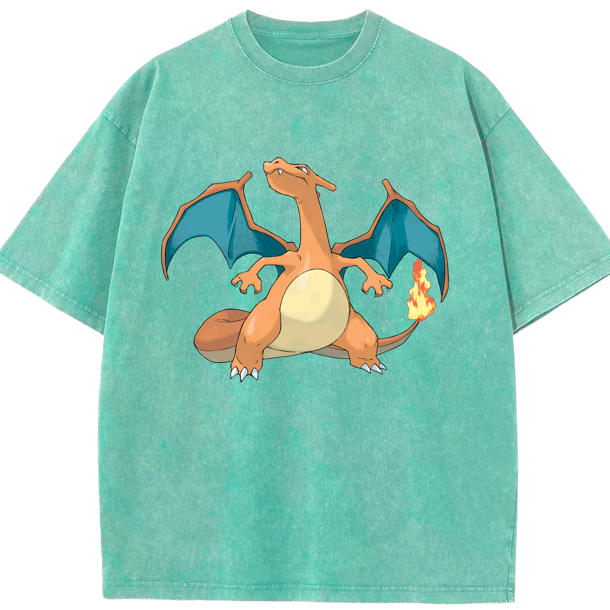 （画像用） ポケットモンスター Pokémon 綿100% ヴィンテージ風 半袖Tシャツ（フロントプリント）